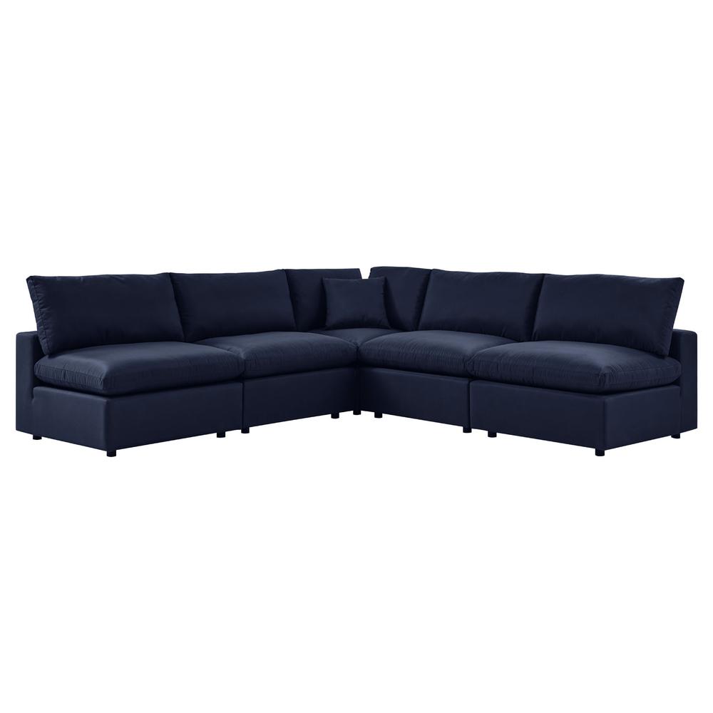 Commix 5-Piece Outdoor Patio Sectional Sofa. Picture 1