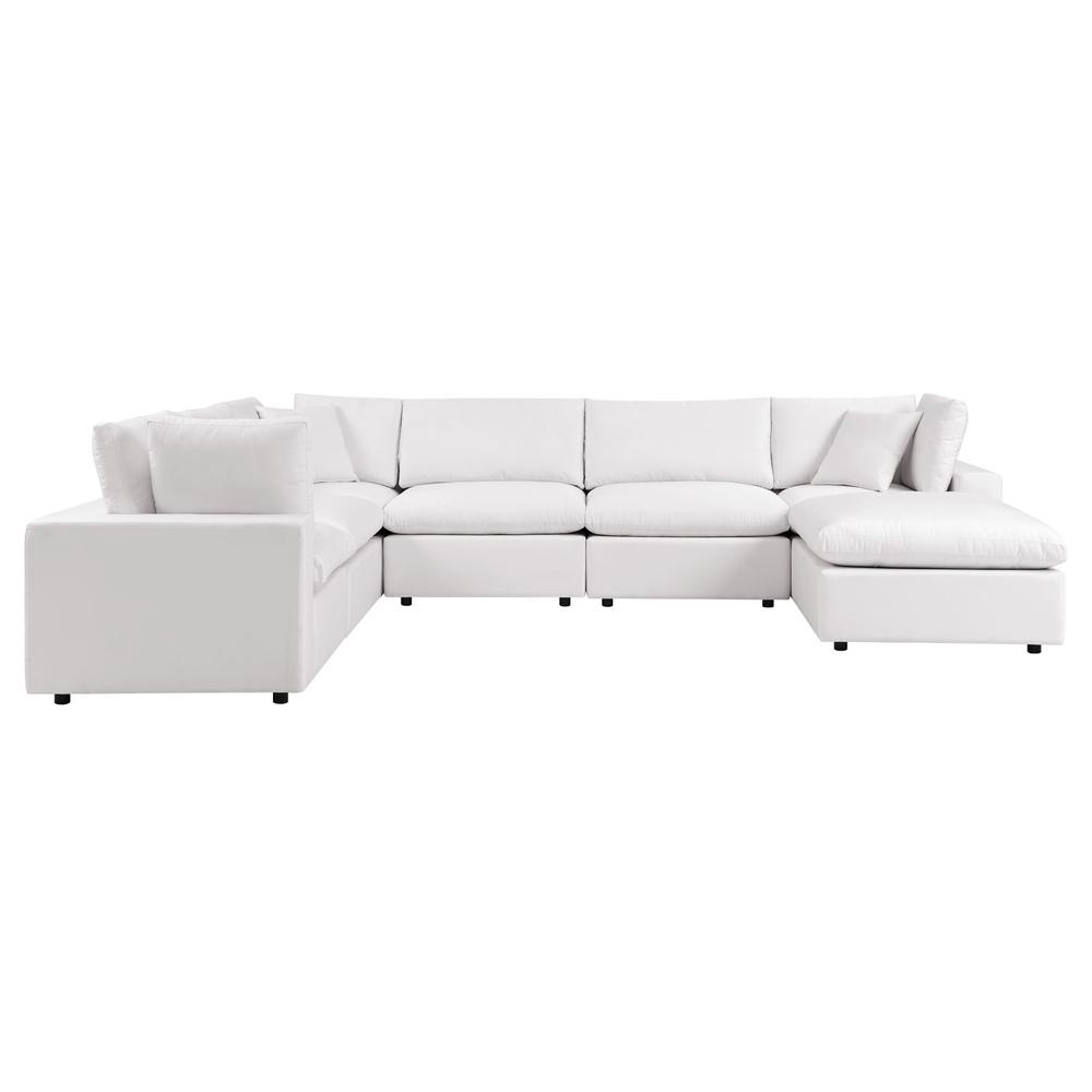 Commix 7-Piece Outdoor Patio Sectional Sofa. Picture 1