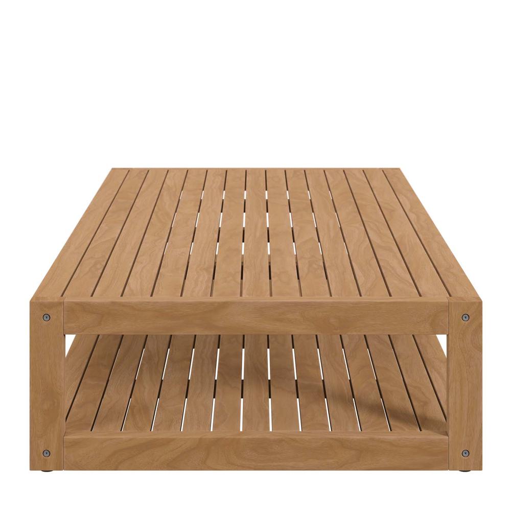 Carlsbad Teak Wood Outdoor Patio Coffee Table. Picture 2