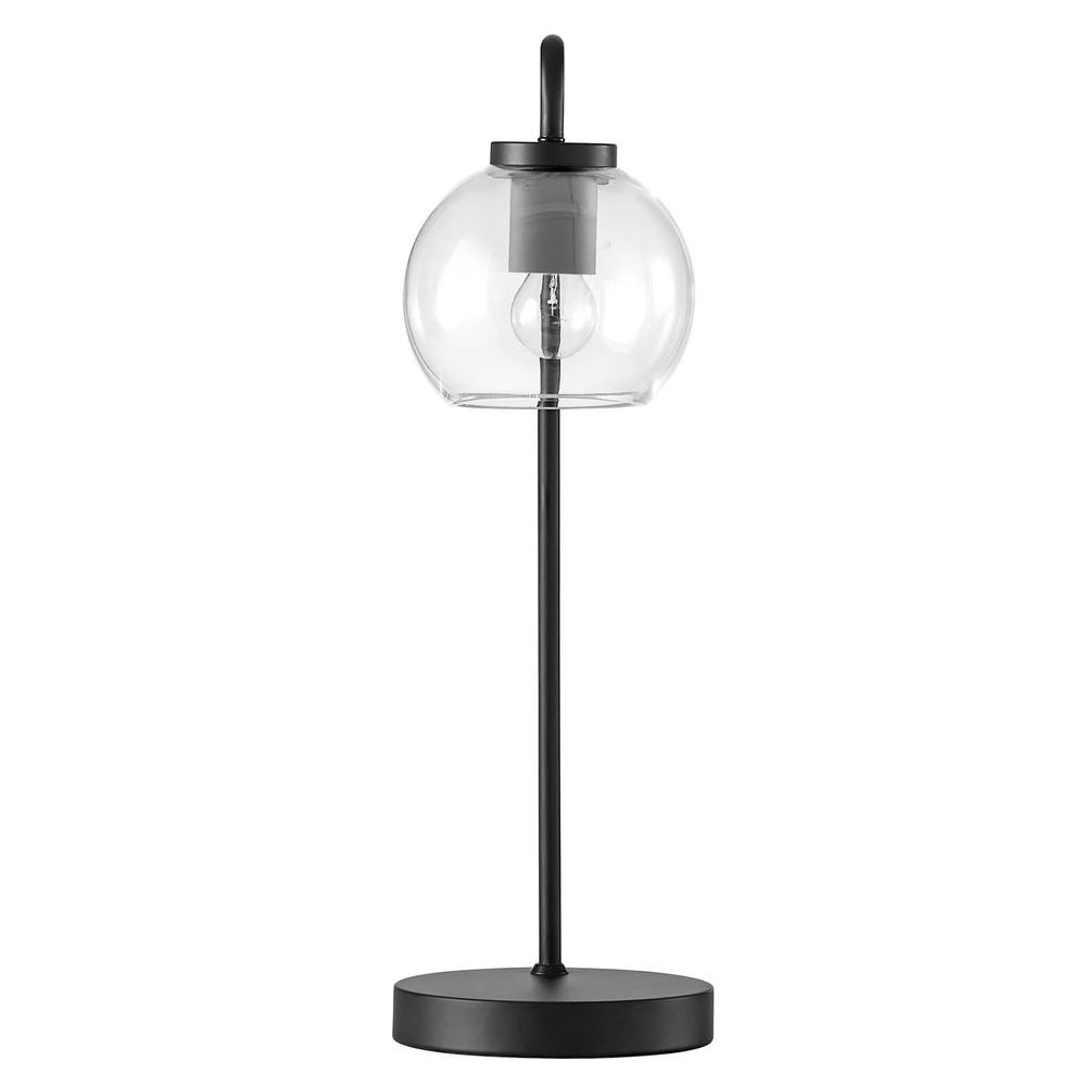 Silo Glass Globe Glass and Metal Table Lamp. Picture 5