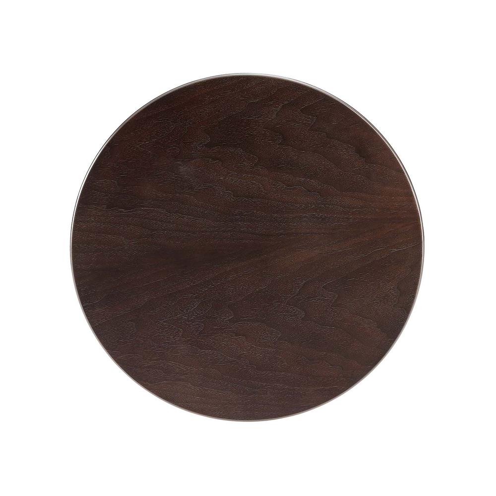 Lippa 20" Round Wood Grain Side Table. Picture 2