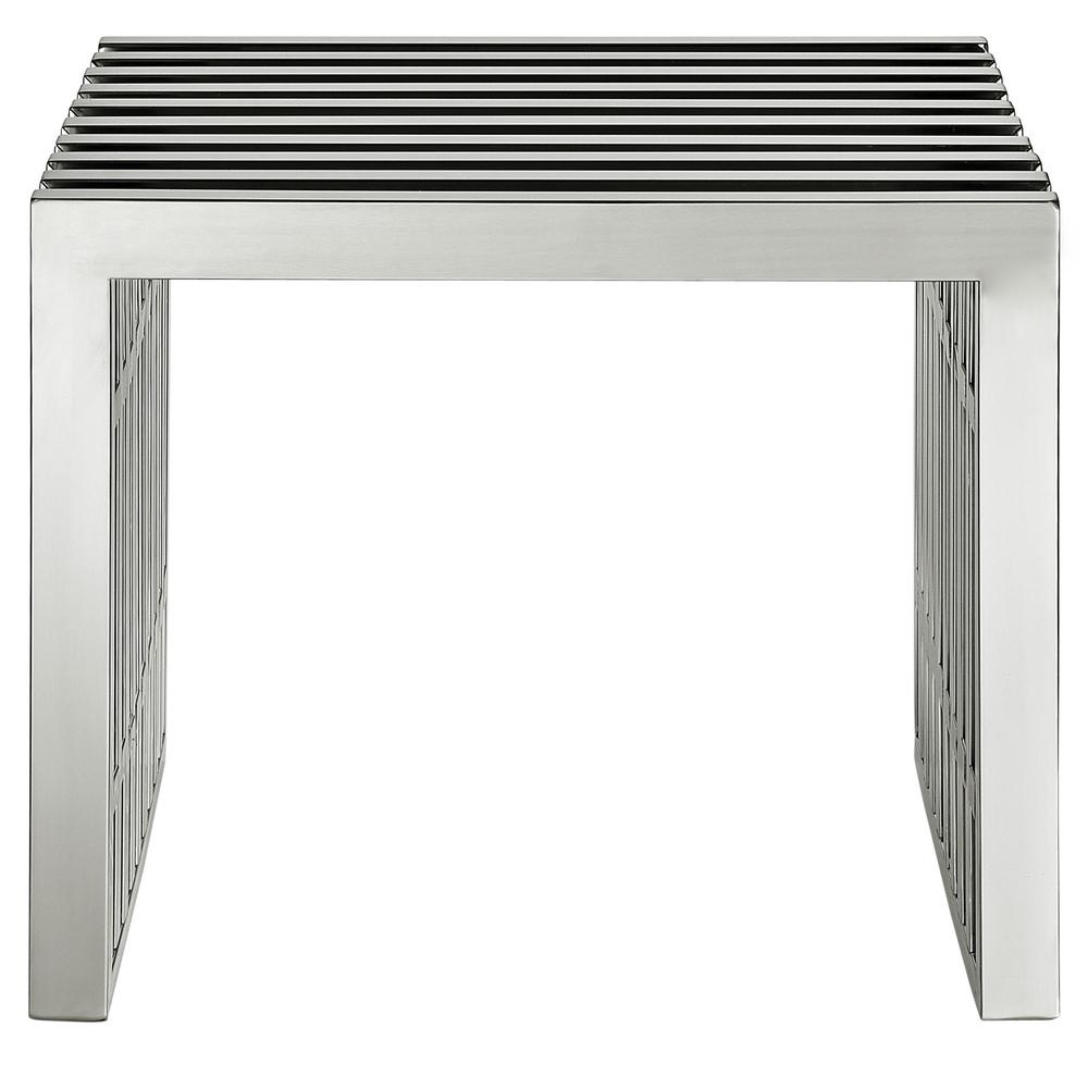 Gridiron Small Stainless Steel Bench. Picture 3