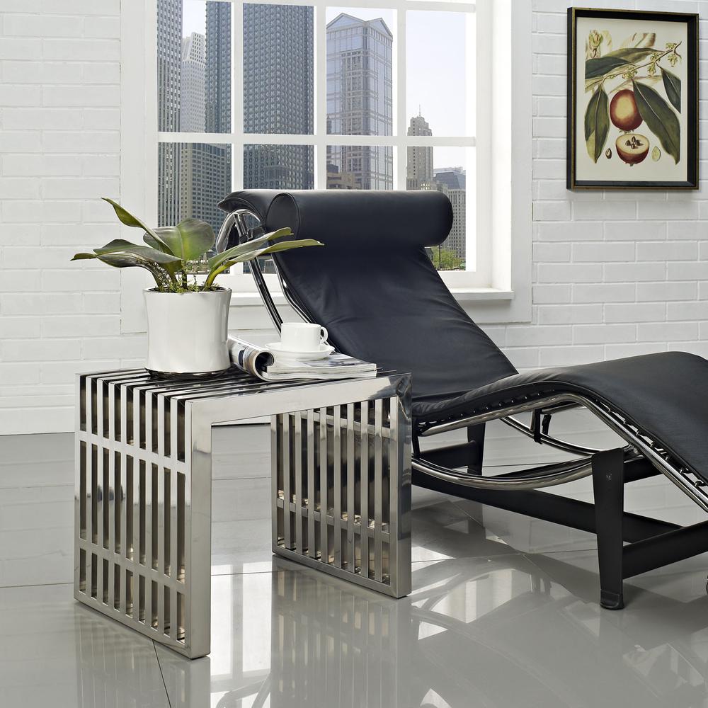 Gridiron Small Stainless Steel Bench. Picture 6