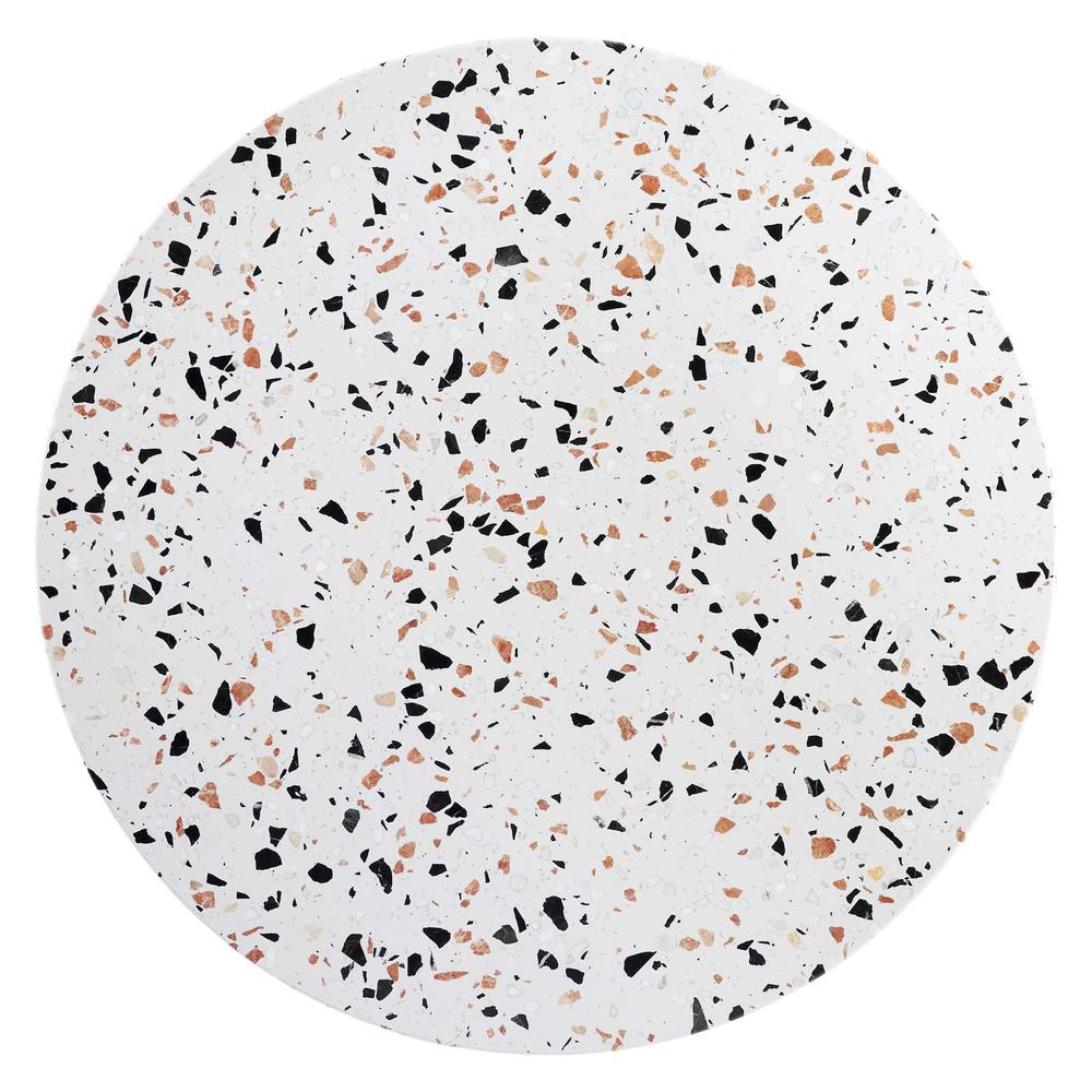 Verne 36" Round Terrazzo Dining Table. Picture 3