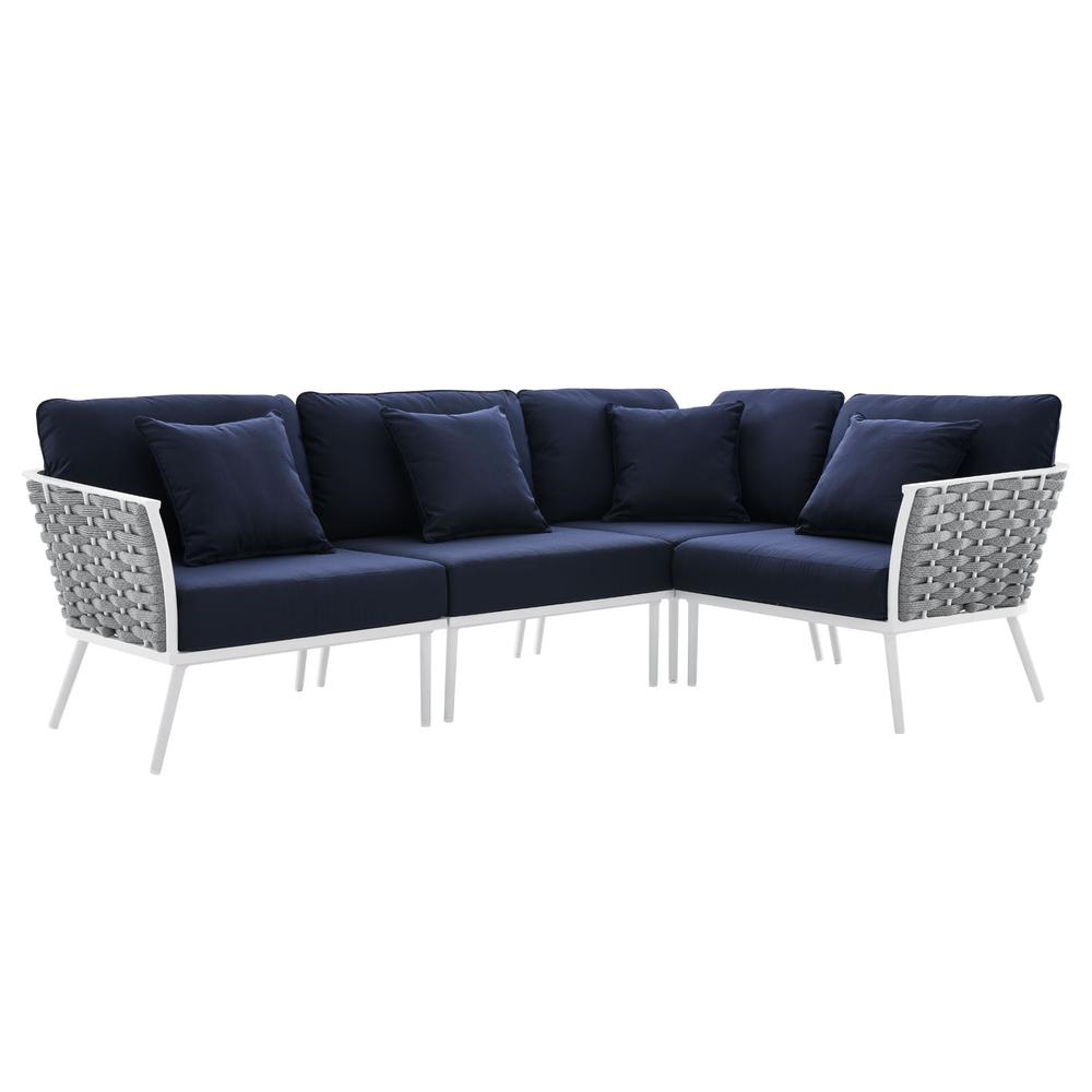 Stance Outdoor Patio Aluminum Large Sectional Sofa. Picture 1