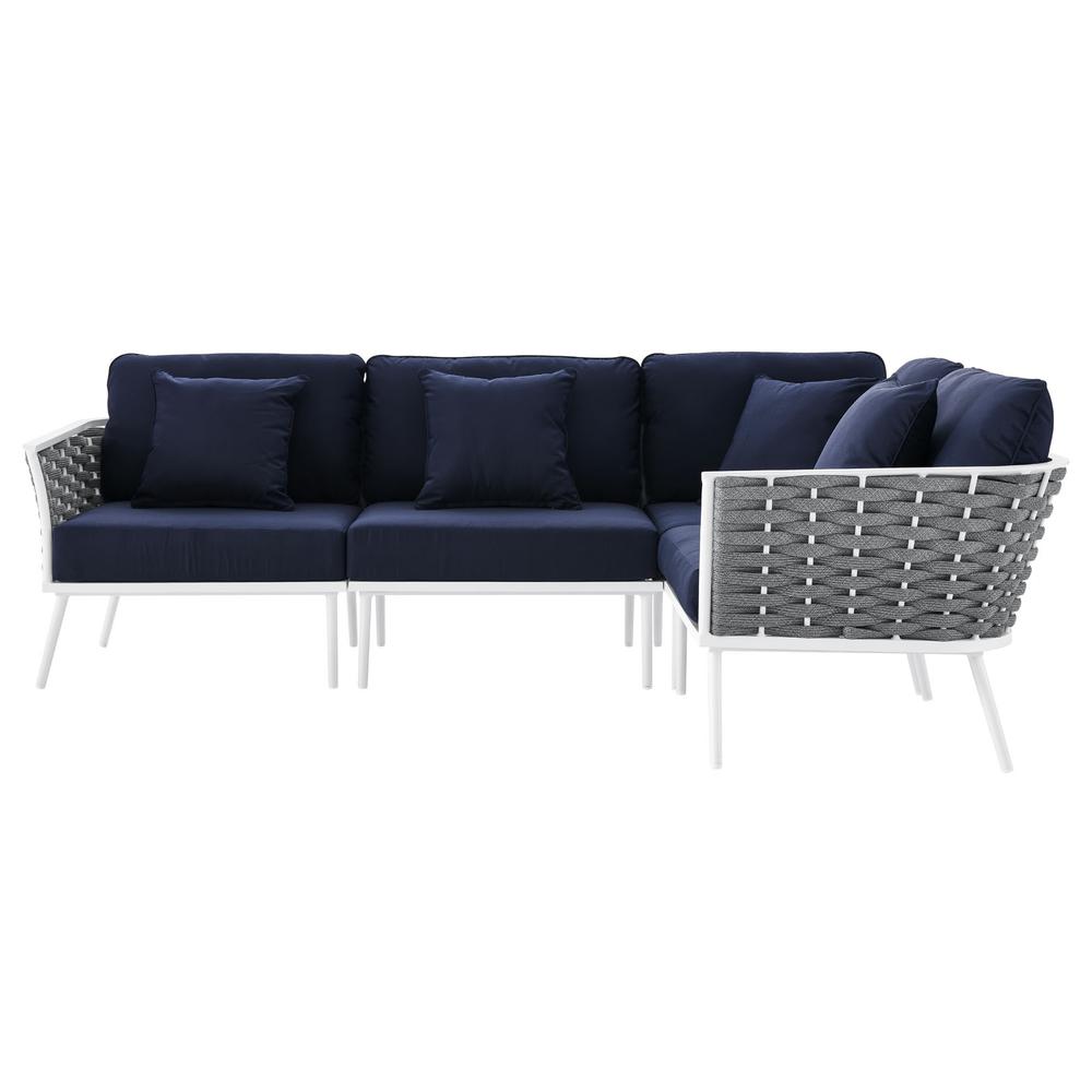 Stance Outdoor Patio Aluminum Large Sectional Sofa. Picture 2