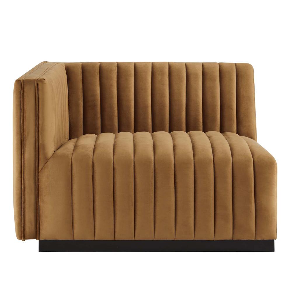 Conjure Channel Tufted Performance Velvet Loveseat. Picture 4