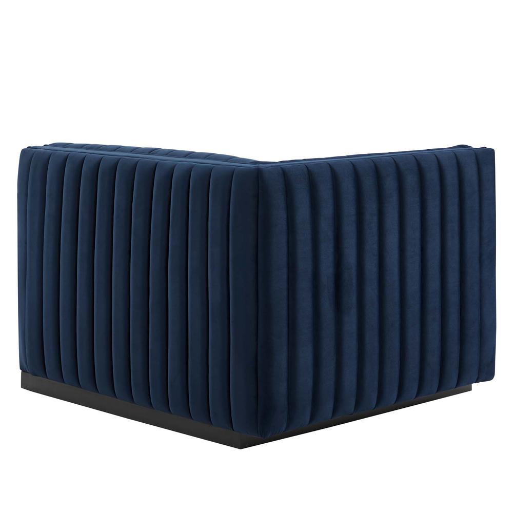 Conjure Channel Tufted Performance Velvet Loveseat. Picture 5