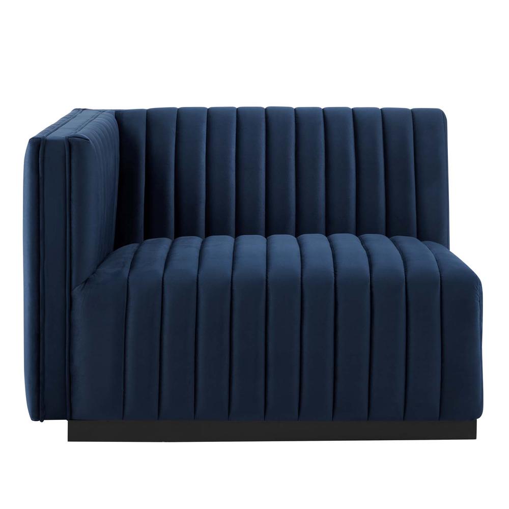 Conjure Channel Tufted Performance Velvet Sofa. Picture 4