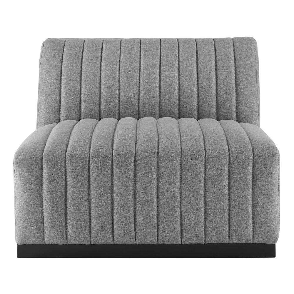 Conjure Channel Tufted Upholstered Fabric 6-Piece Sectional Sofa. Picture 8
