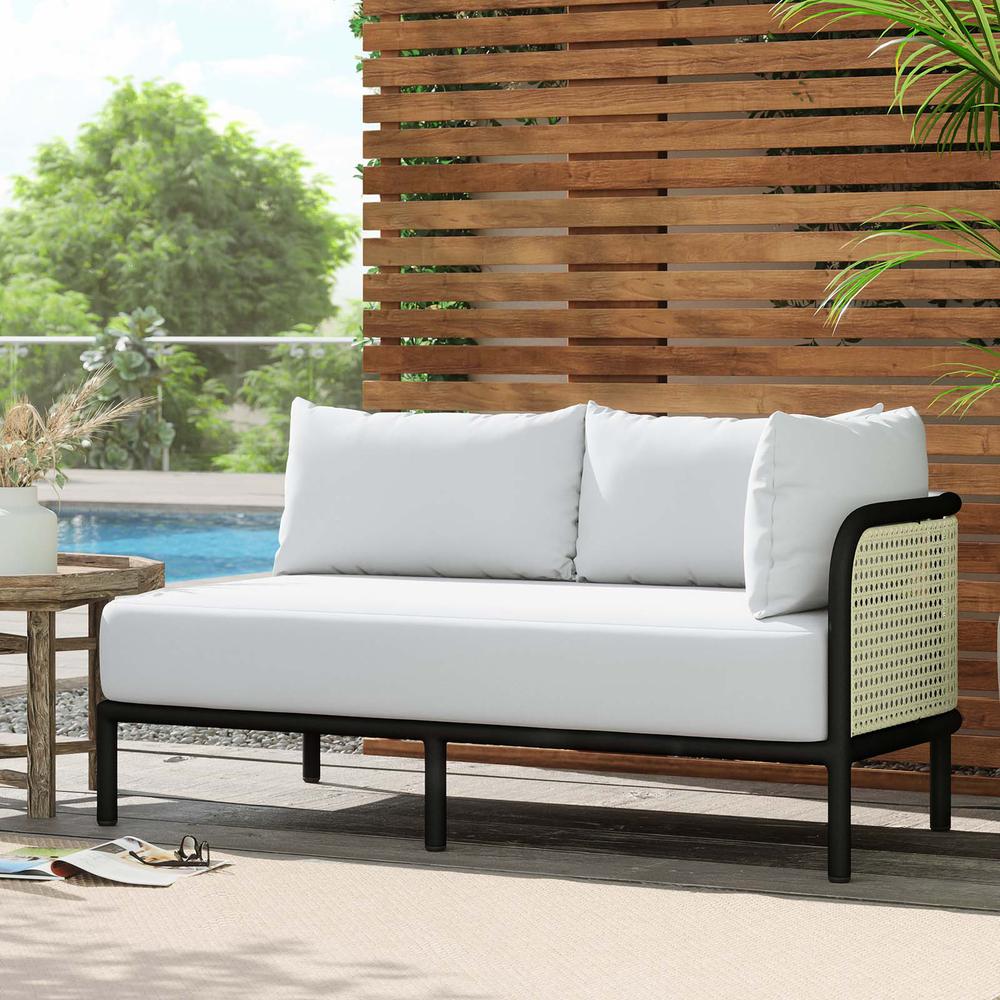 Hanalei Outdoor Patio 4-Piece Sectional. Picture 12