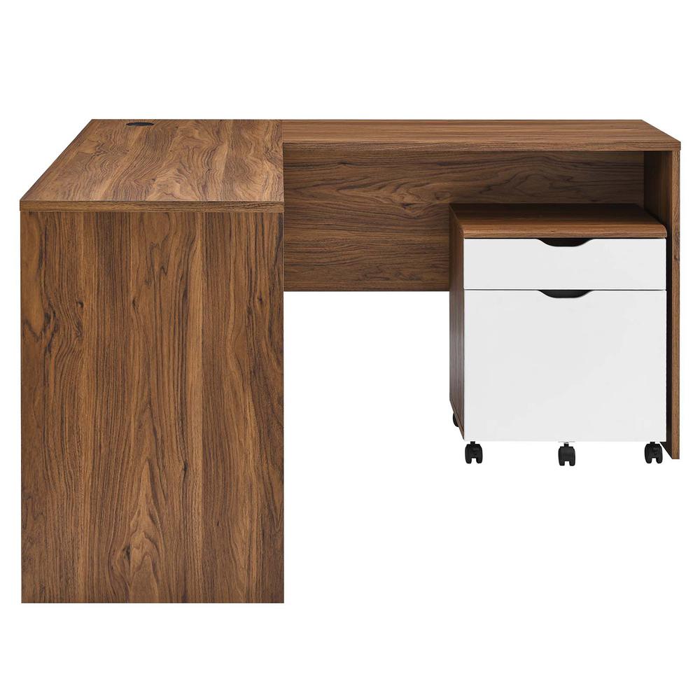 Envision Wood Desk and File Cabinet Set. Picture 2