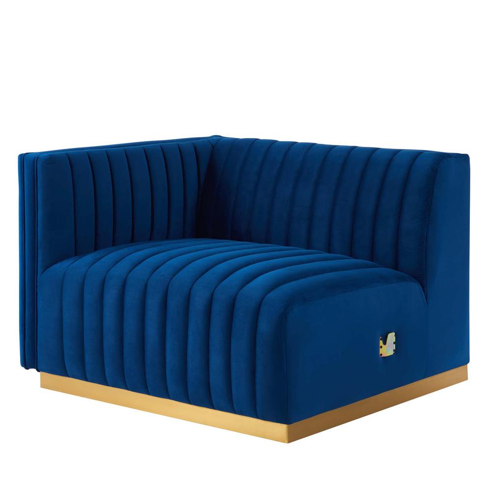 Conjure Channel Tufted Performance Velvet Loveseat. Picture 3