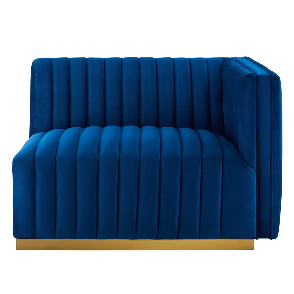 Conjure Channel Tufted Performance Velvet Loveseat. Picture 6