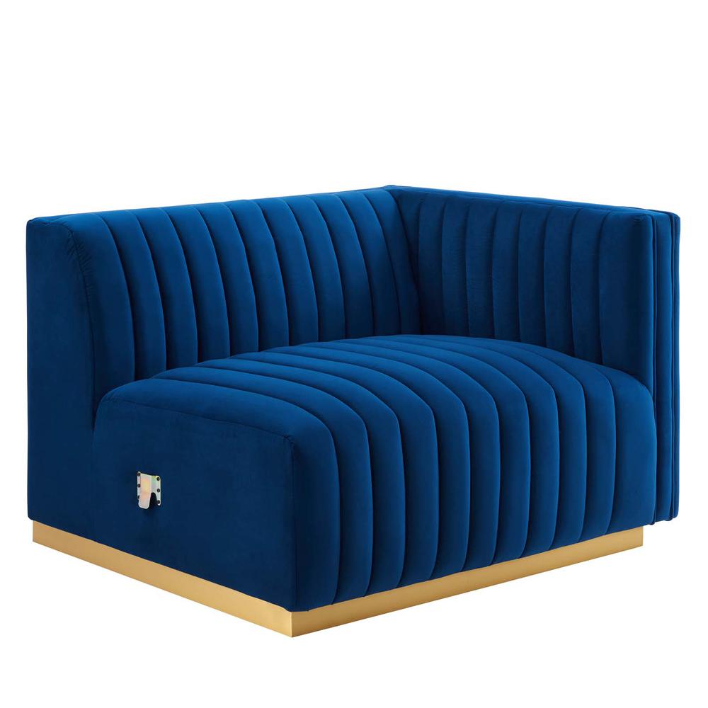 Conjure Channel Tufted Performance Velvet Loveseat. Picture 7