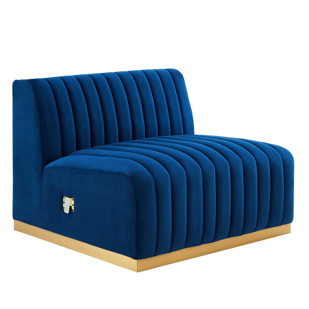 Conjure Channel Tufted Performance Velvet Sofa. Picture 6