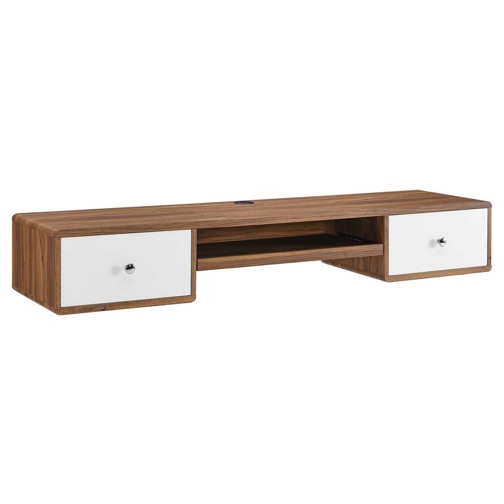 Transmit 60" Wall Mount Wood Office Desk. Picture 1