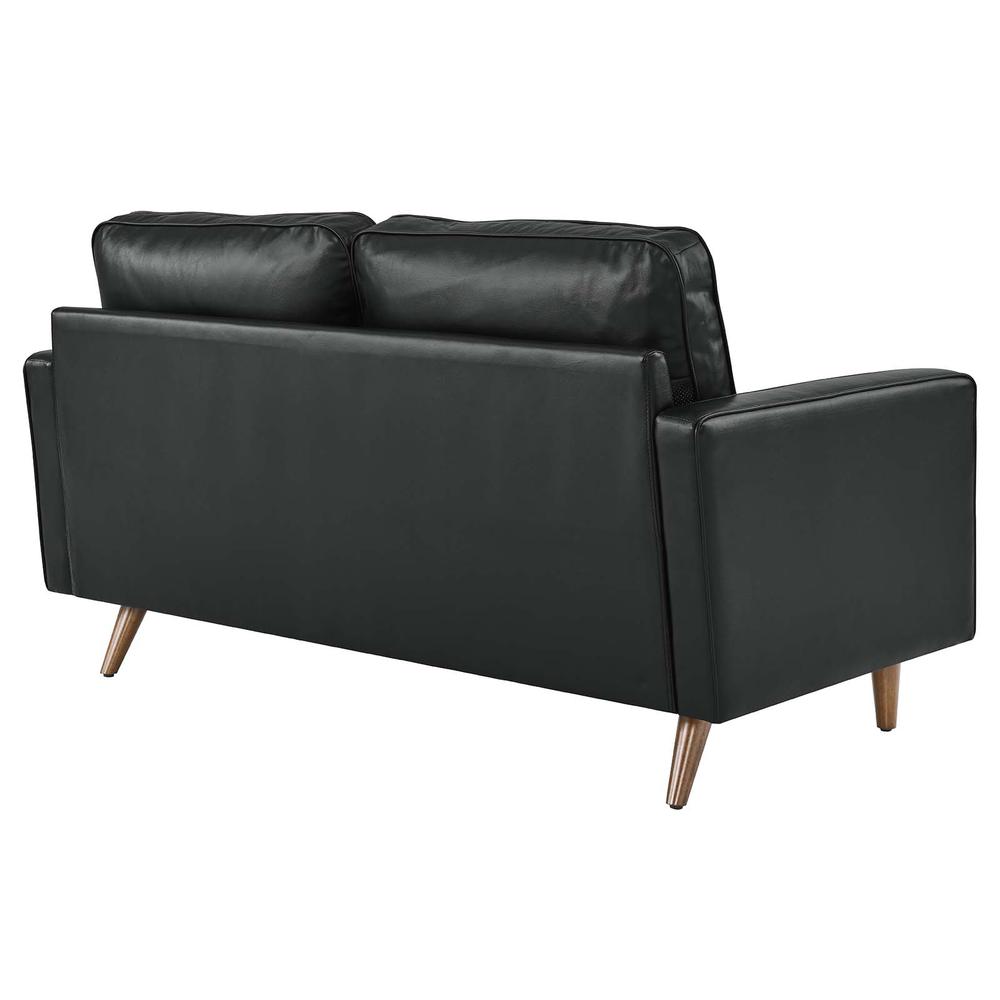 Valour Leather Loveseat. Picture 3