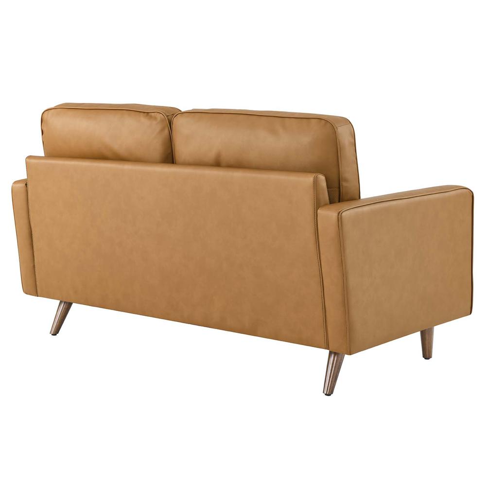 Valour Leather Loveseat. Picture 3