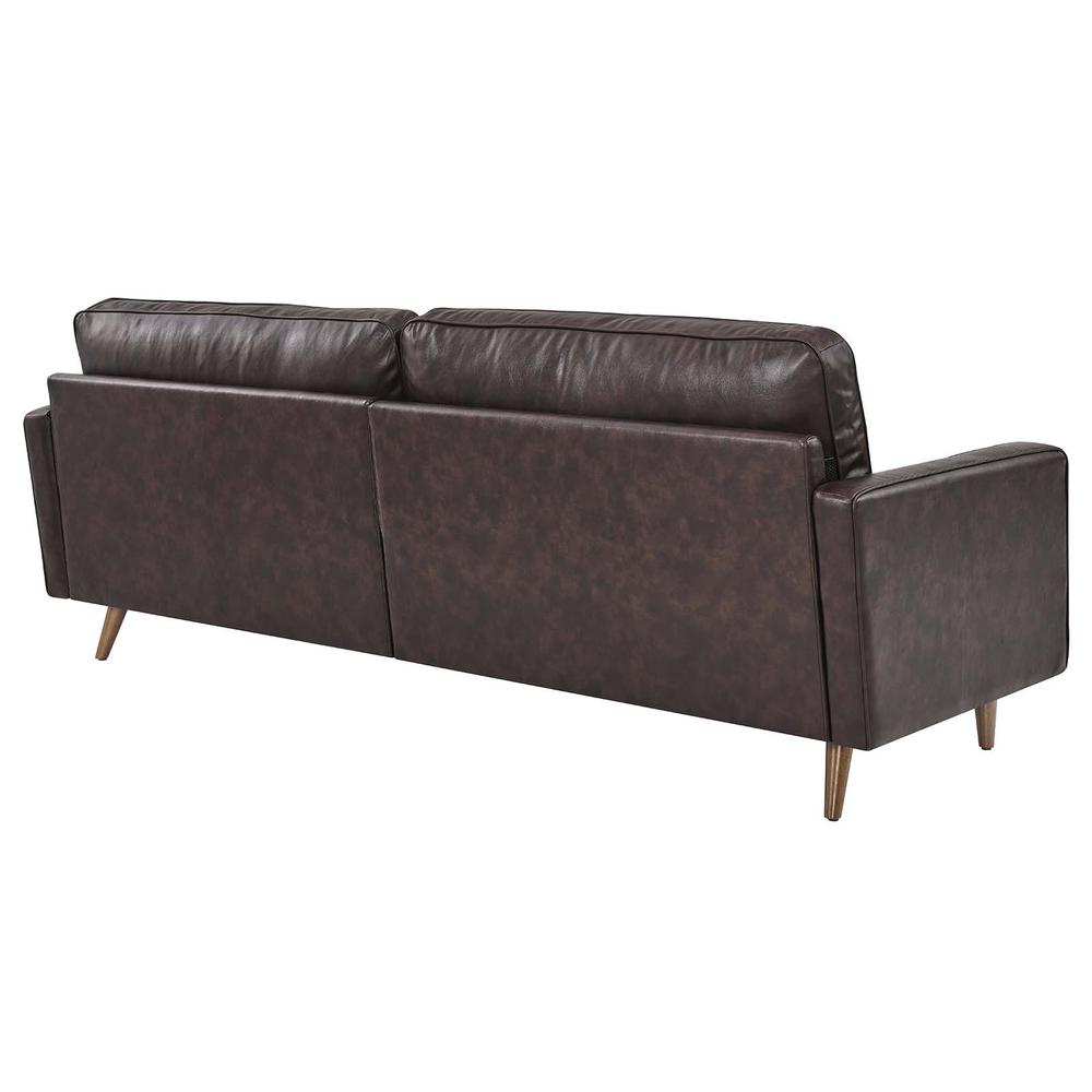 Valour 88" Leather Sofa. Picture 3