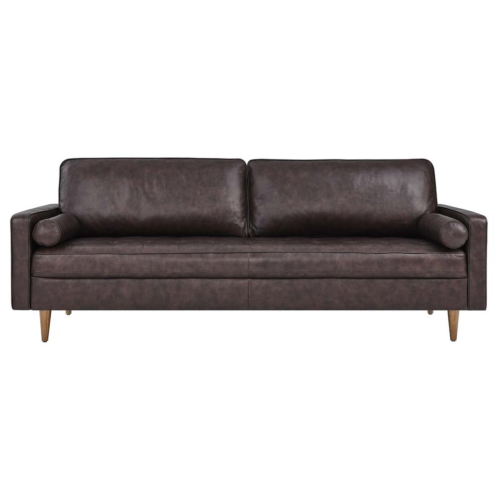 Valour 88" Leather Sofa. Picture 4