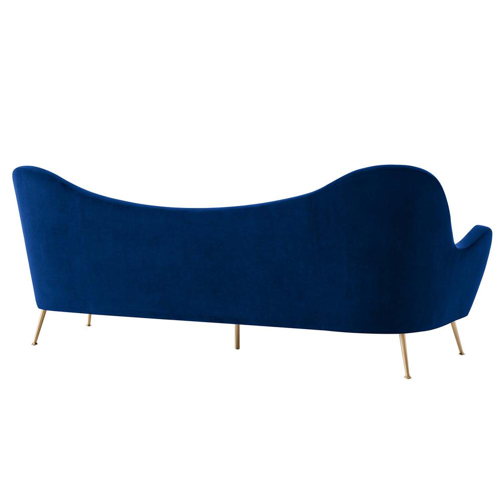 Cheshire Channel Tufted Performance Velvet Sofa. Picture 4