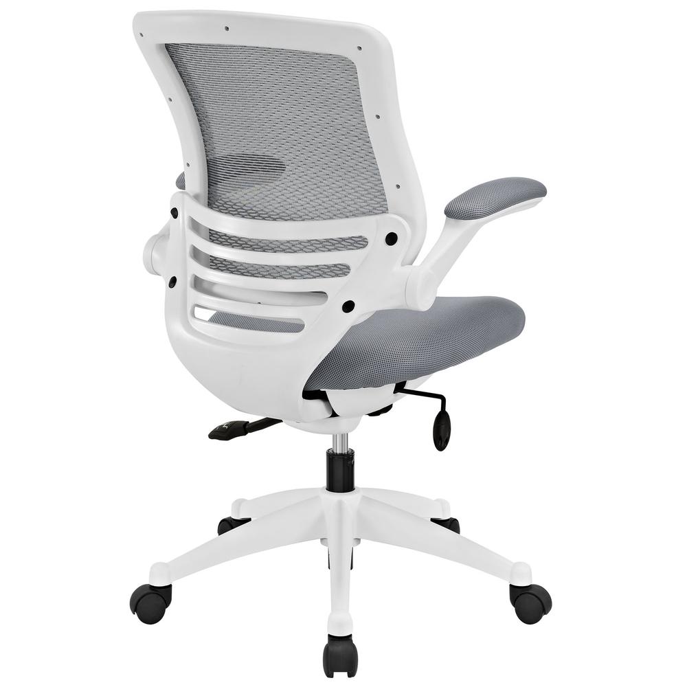 Edge White Base Office Chair. Picture 4