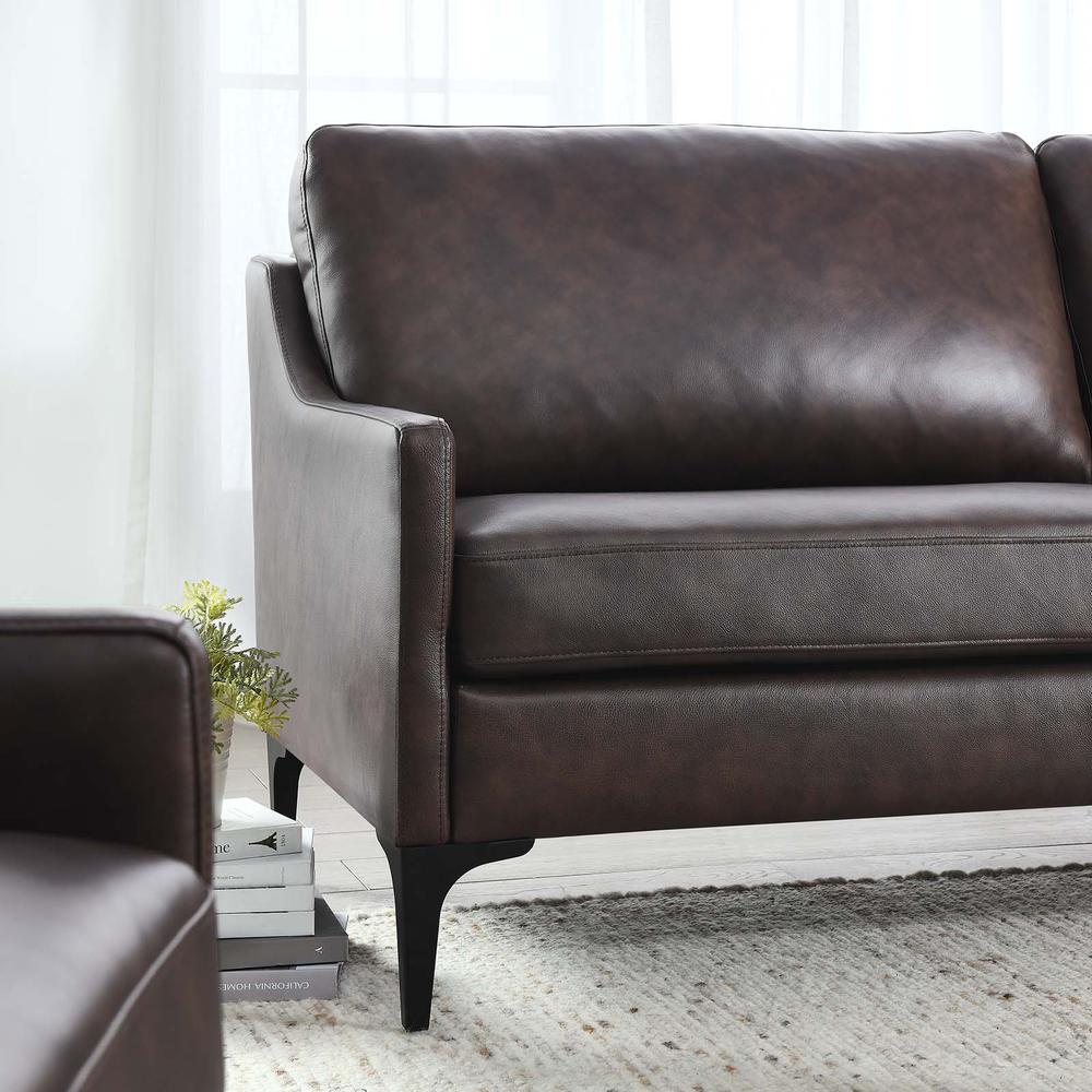 Corland Leather Sofa. Picture 7