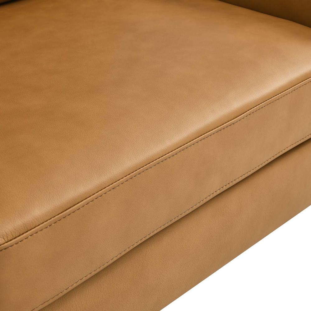 Corland Leather Loveseat. Picture 5