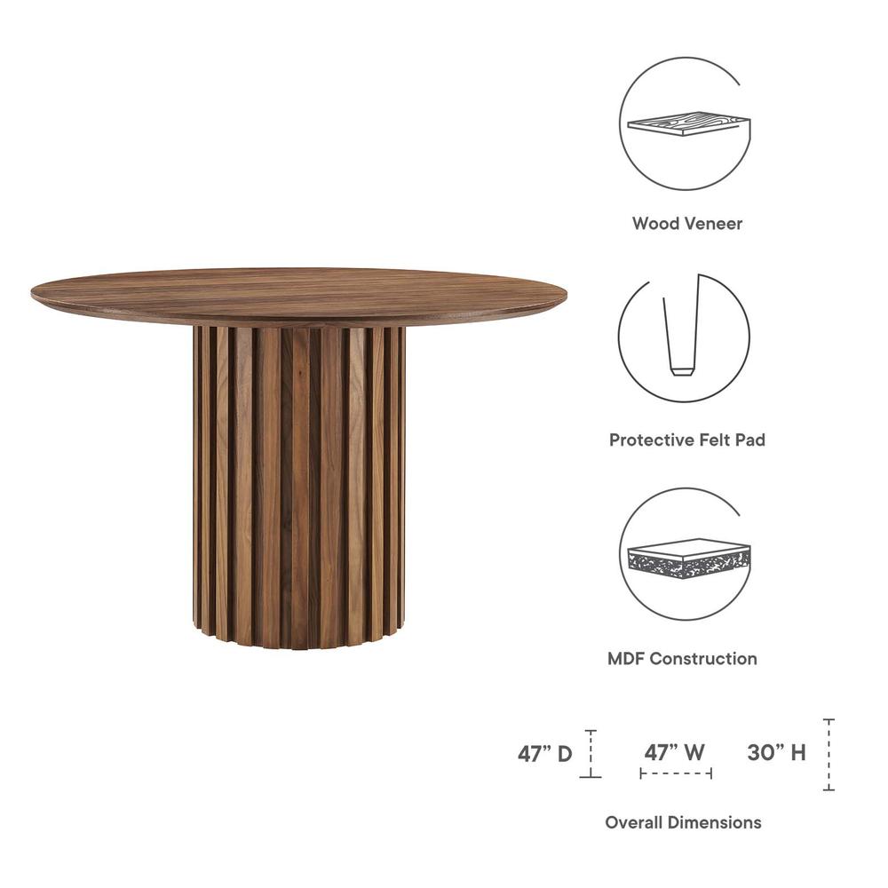 Senja 47" Round Dining Table. Picture 6