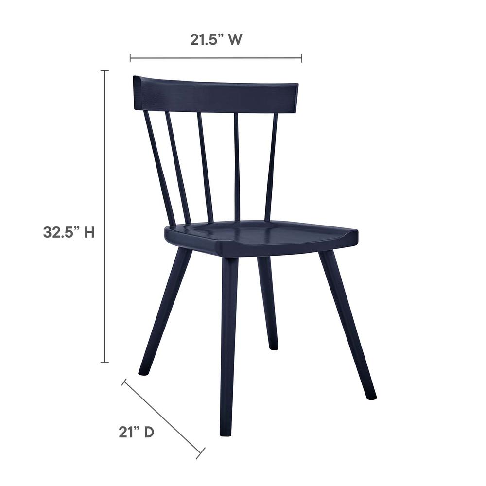 Sutter Wood Dining Side Chair Set of 2. Picture 8