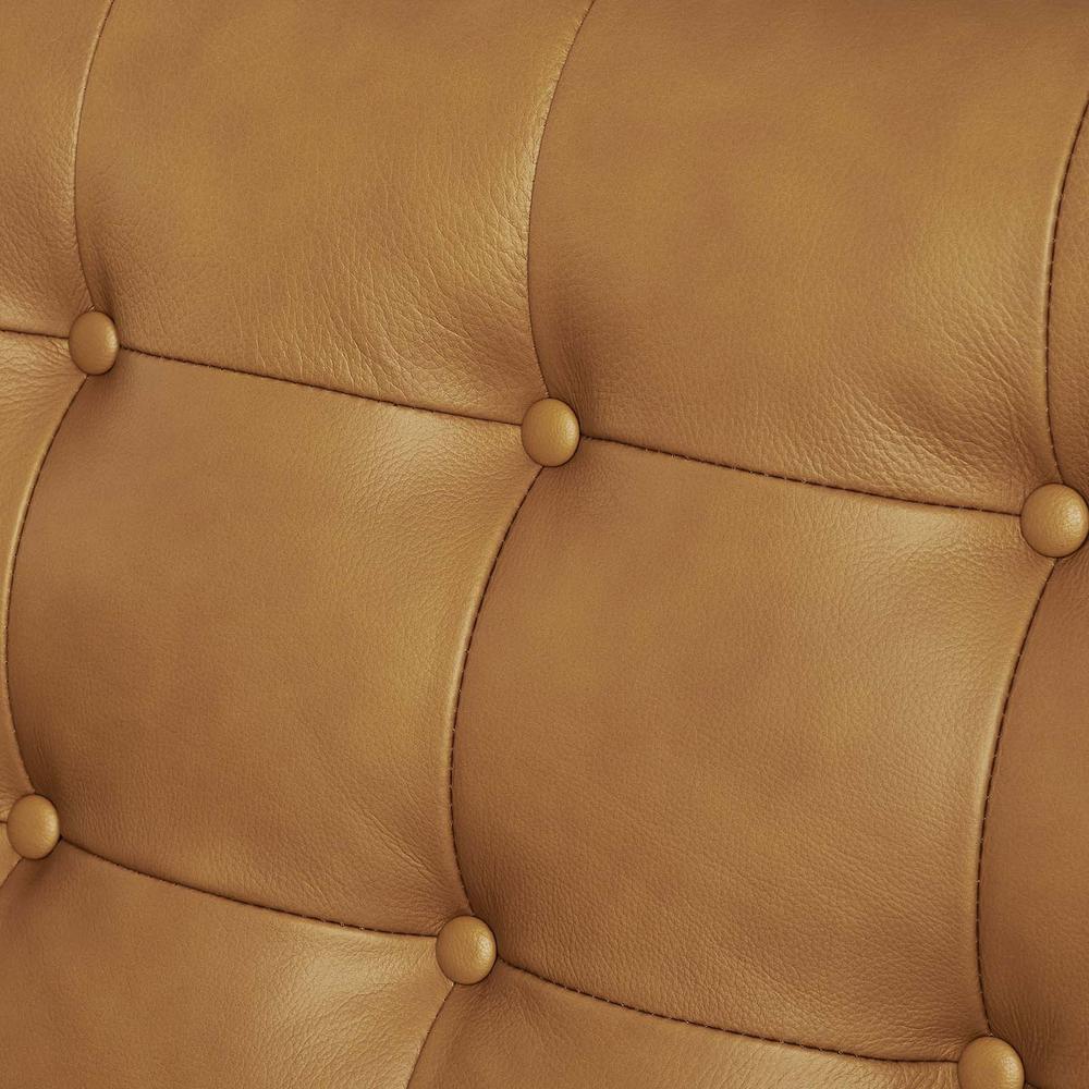 Exalt Tufted Leather Sofa. Picture 6