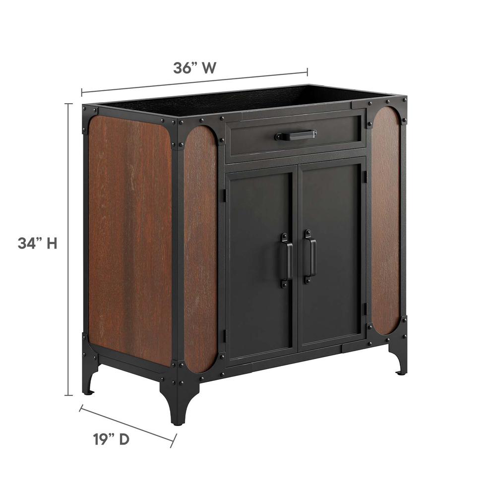 Steamforge 36" Bathroom Vanity Cabinet (Sink Basin Not Included). Picture 7