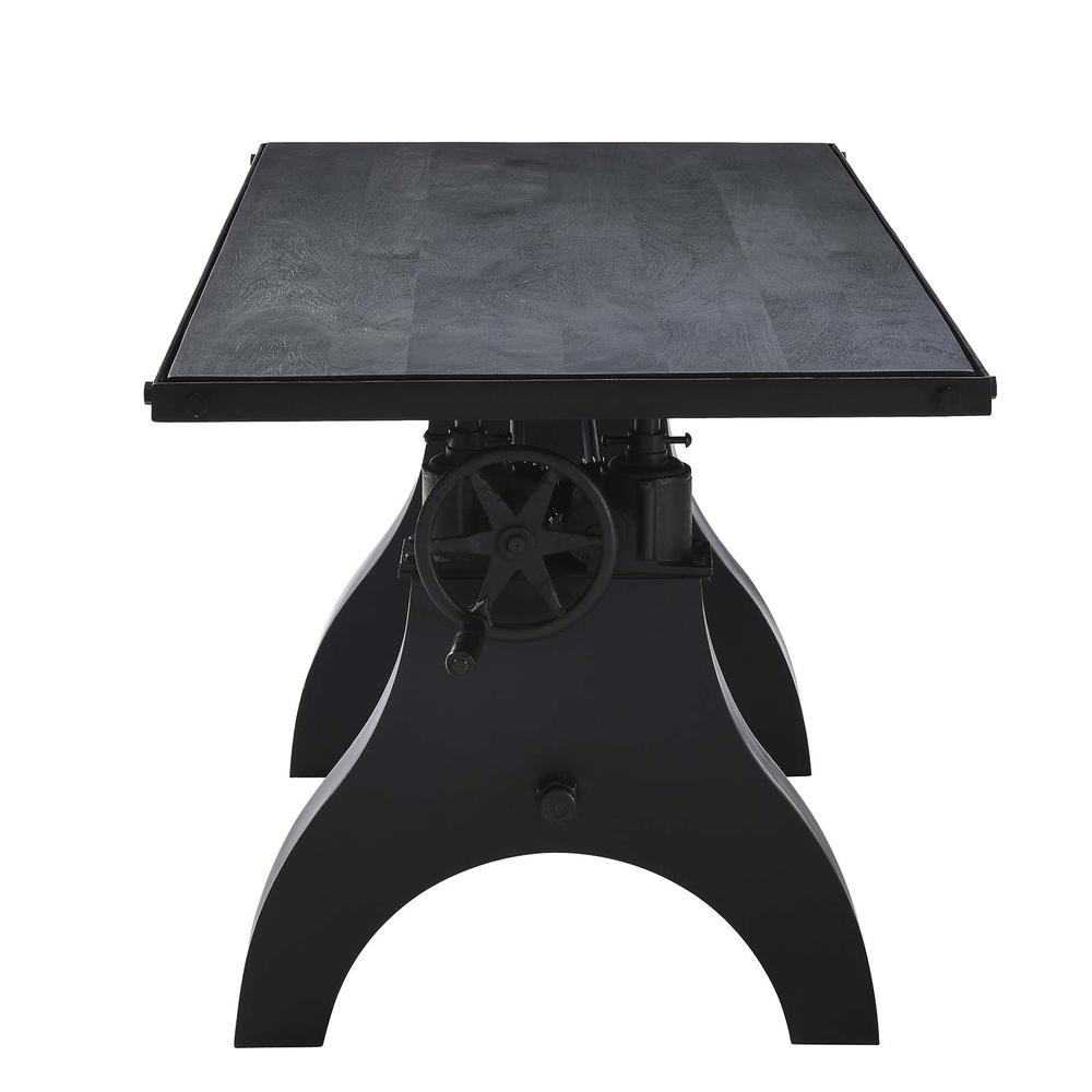 Genuine 60" Crank Adjustable Height Dining Table and Computer Desk. Picture 3