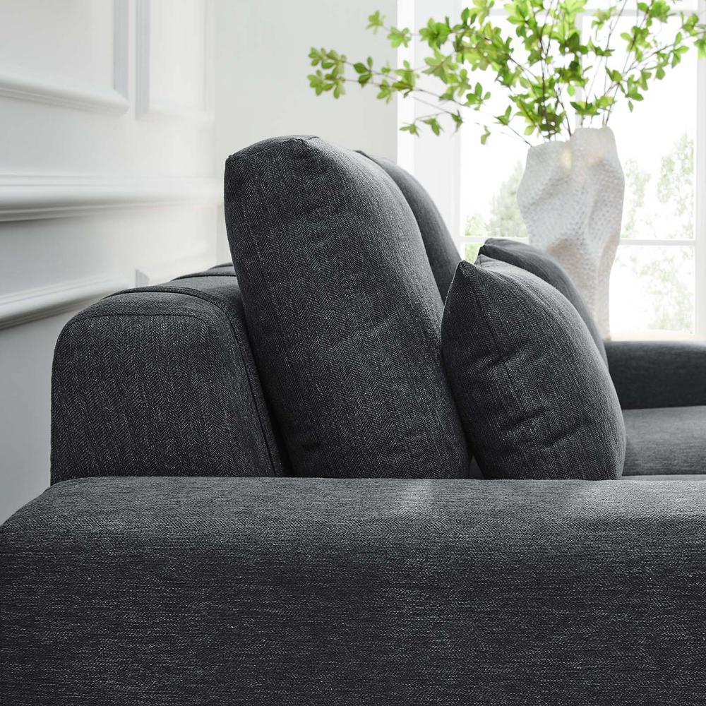 Proximity Upholstered Fabric Loveseat. Picture 7