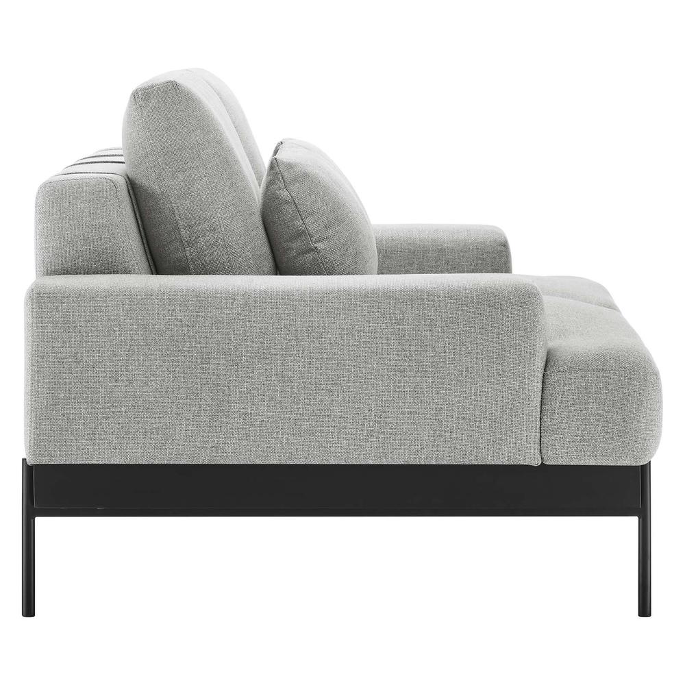 Proximity Upholstered Fabric Loveseat. Picture 2