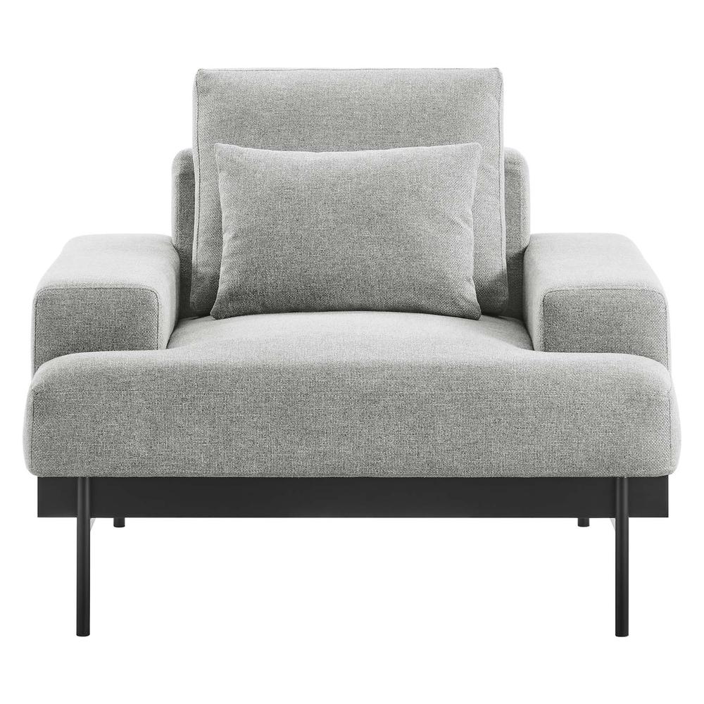 Proximity Upholstered Fabric Armchair. Picture 4