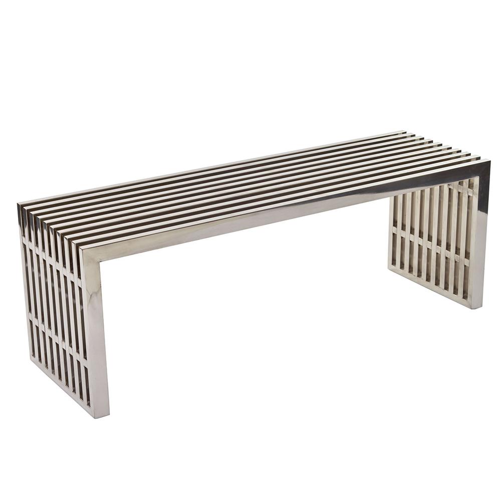 Gridiron Medium Stainless Steel Bench. Picture 4
