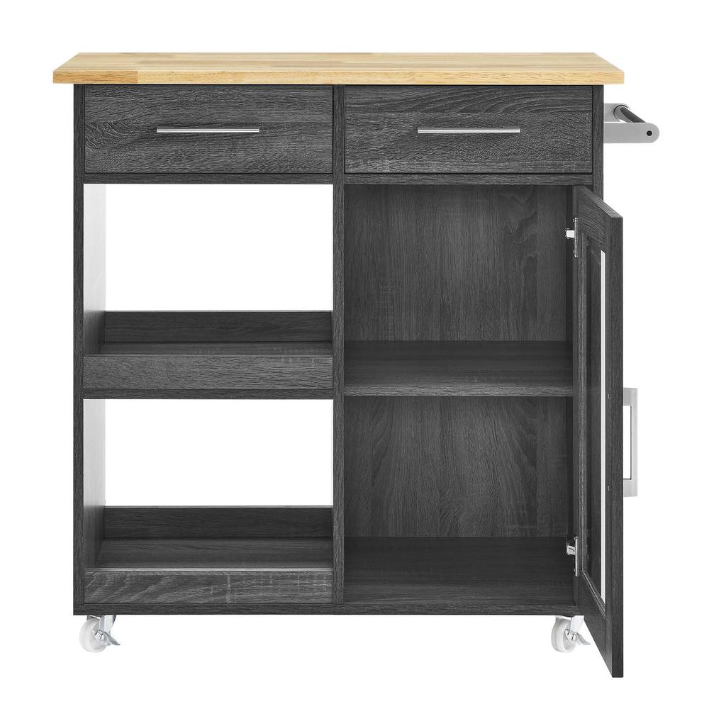 Culinary Kitchen Cart With Towel Bar. Picture 5