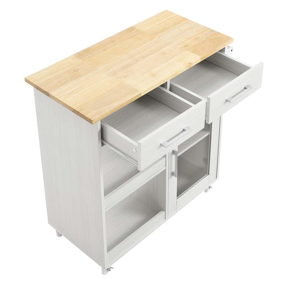 Culinary Kitchen Cart With Towel Bar. Picture 6