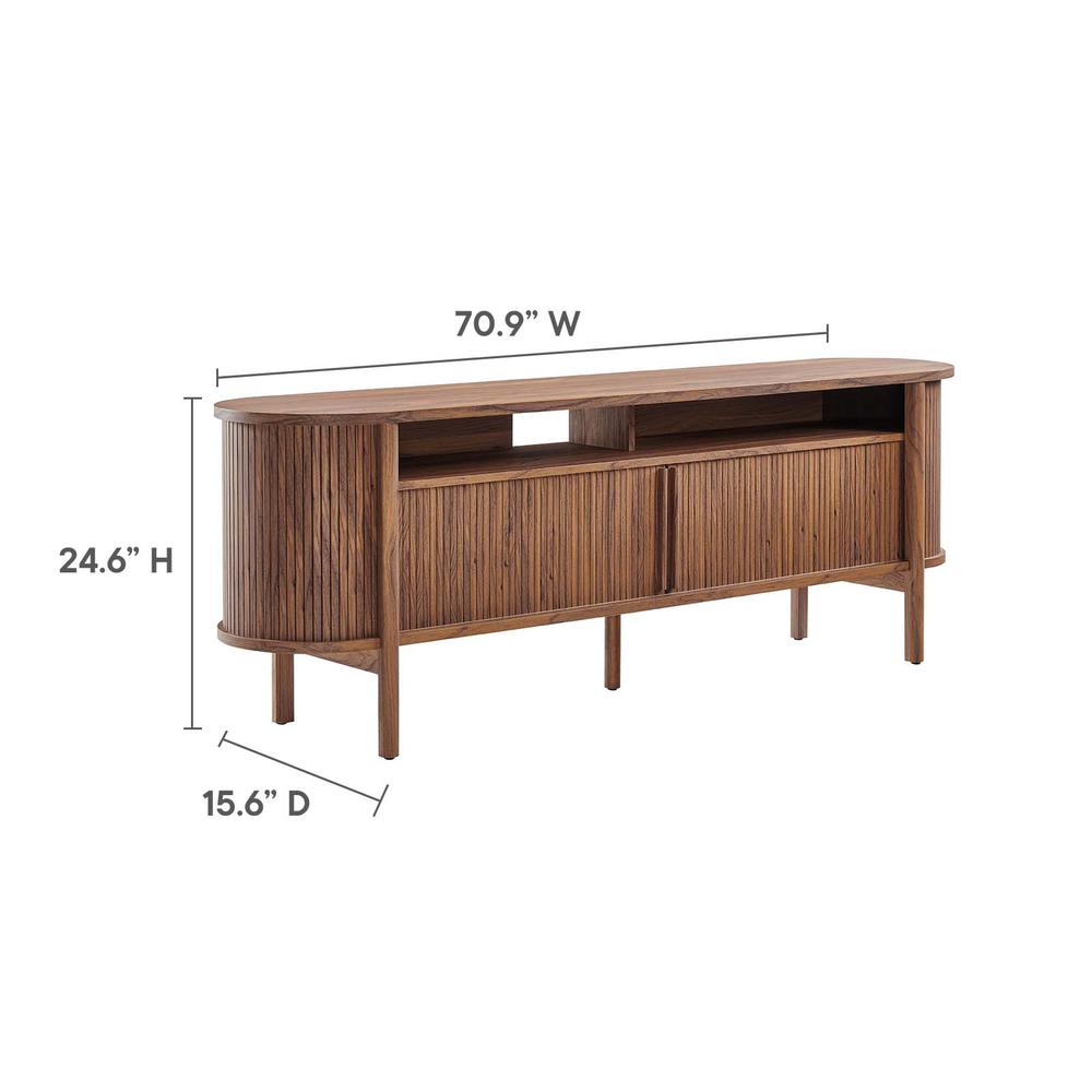 Cadence 71" Curved TV Stand. Picture 10