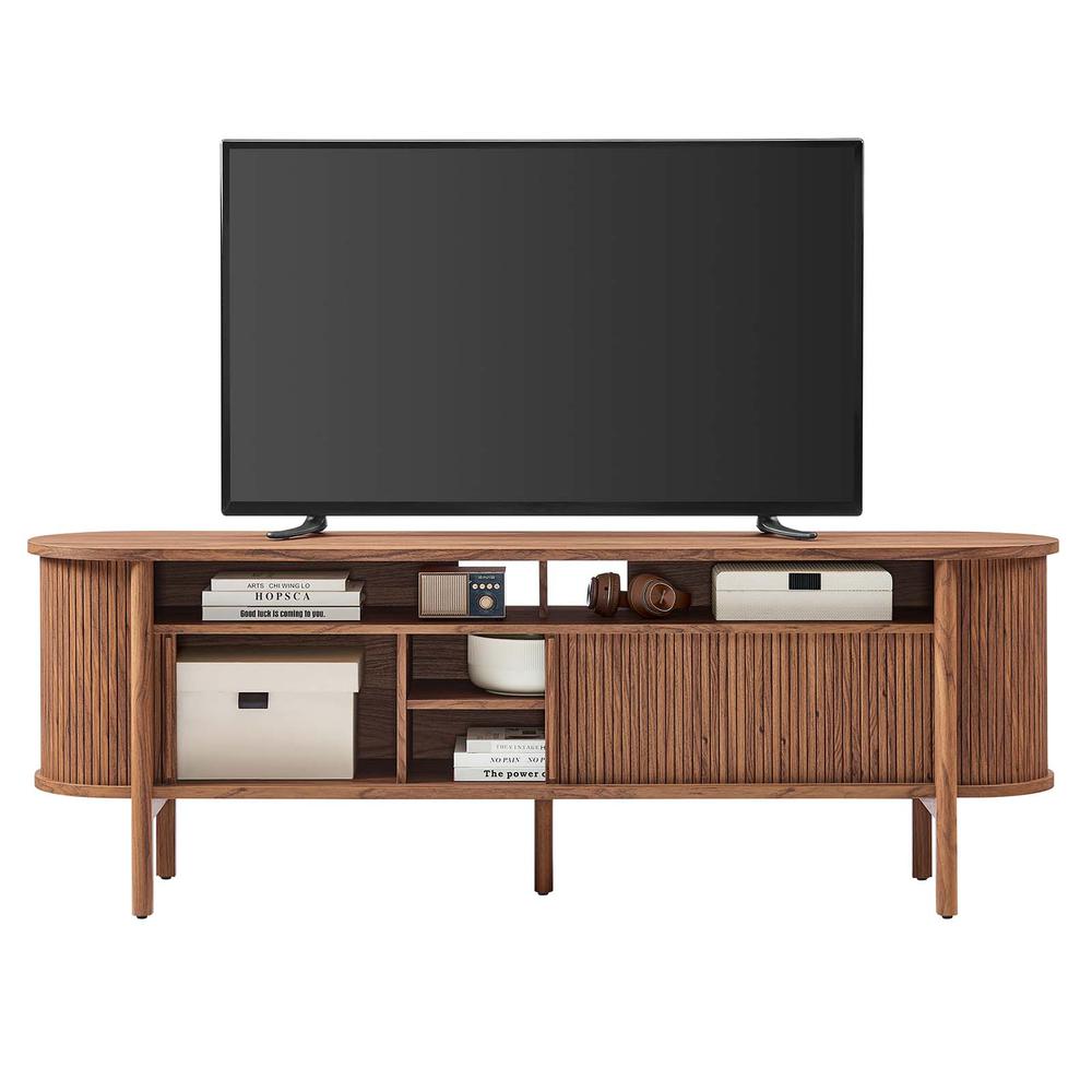 Cadence 71" Curved TV Stand. Picture 7