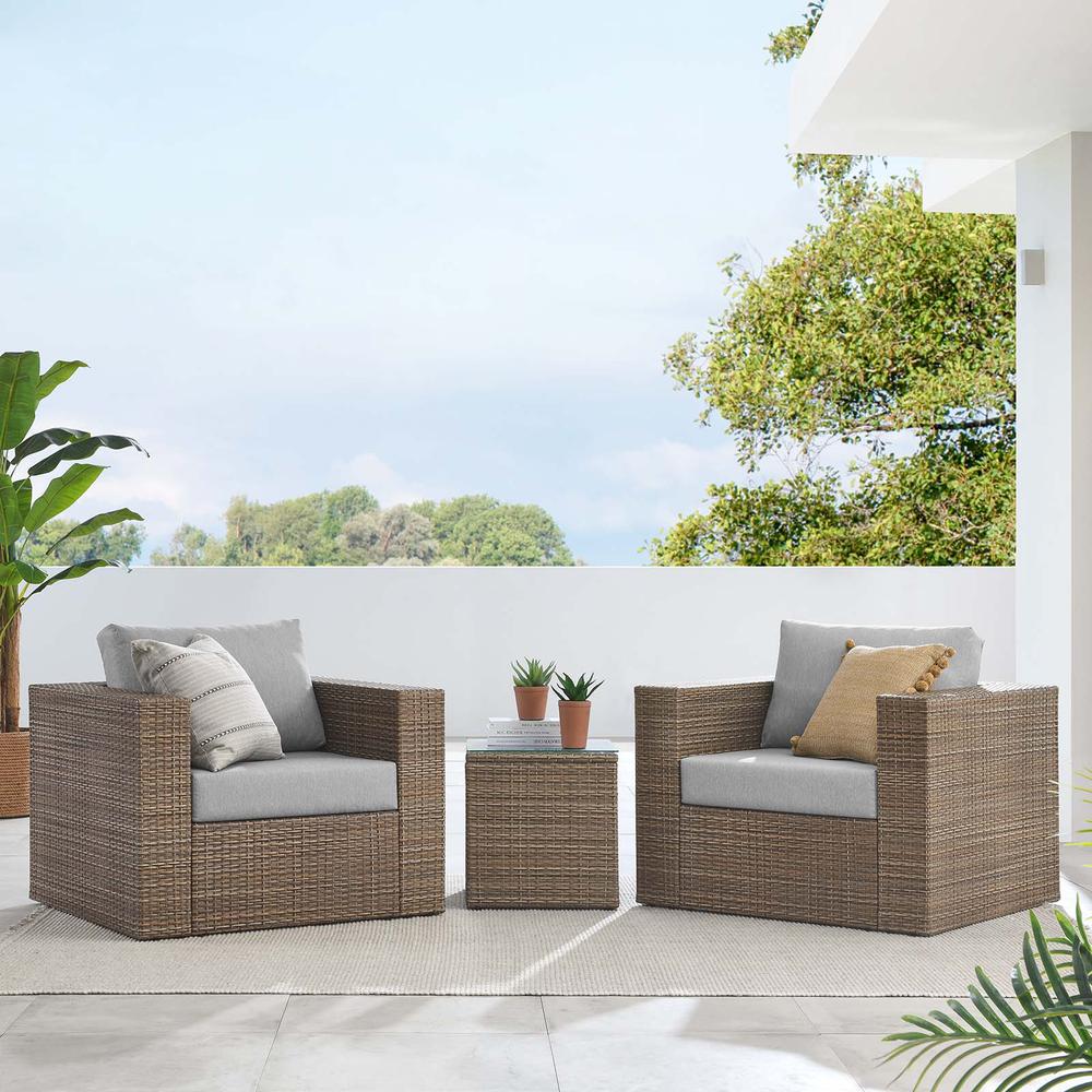 Convene Outdoor Patio 3-Piece Furniture Set. Picture 9