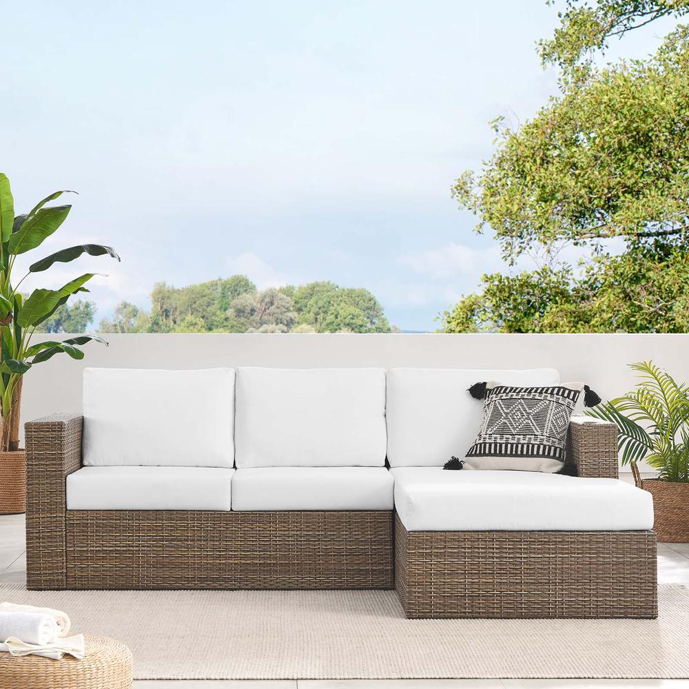 Convene Outdoor Patio L-Shaped Sectional Sofa. Picture 9