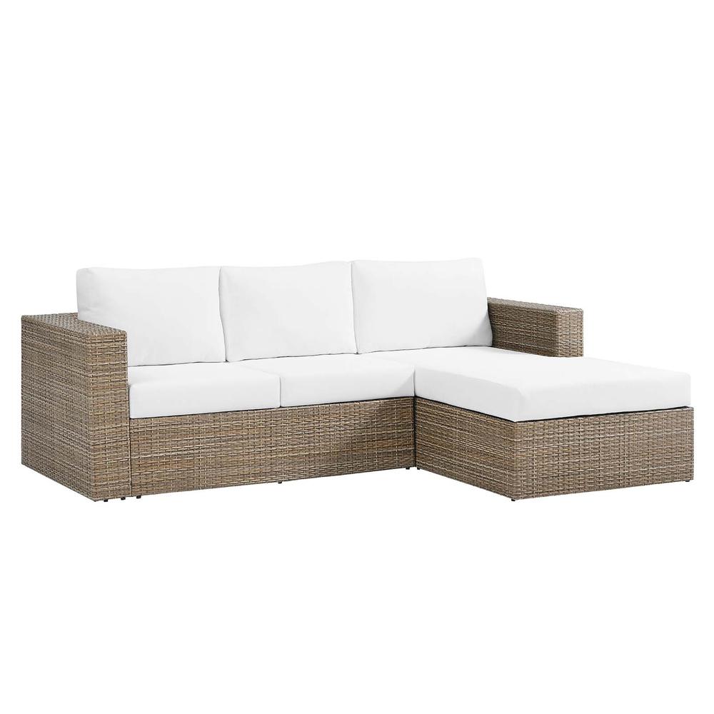 Convene Outdoor Patio L-Shaped Sectional Sofa. Picture 1