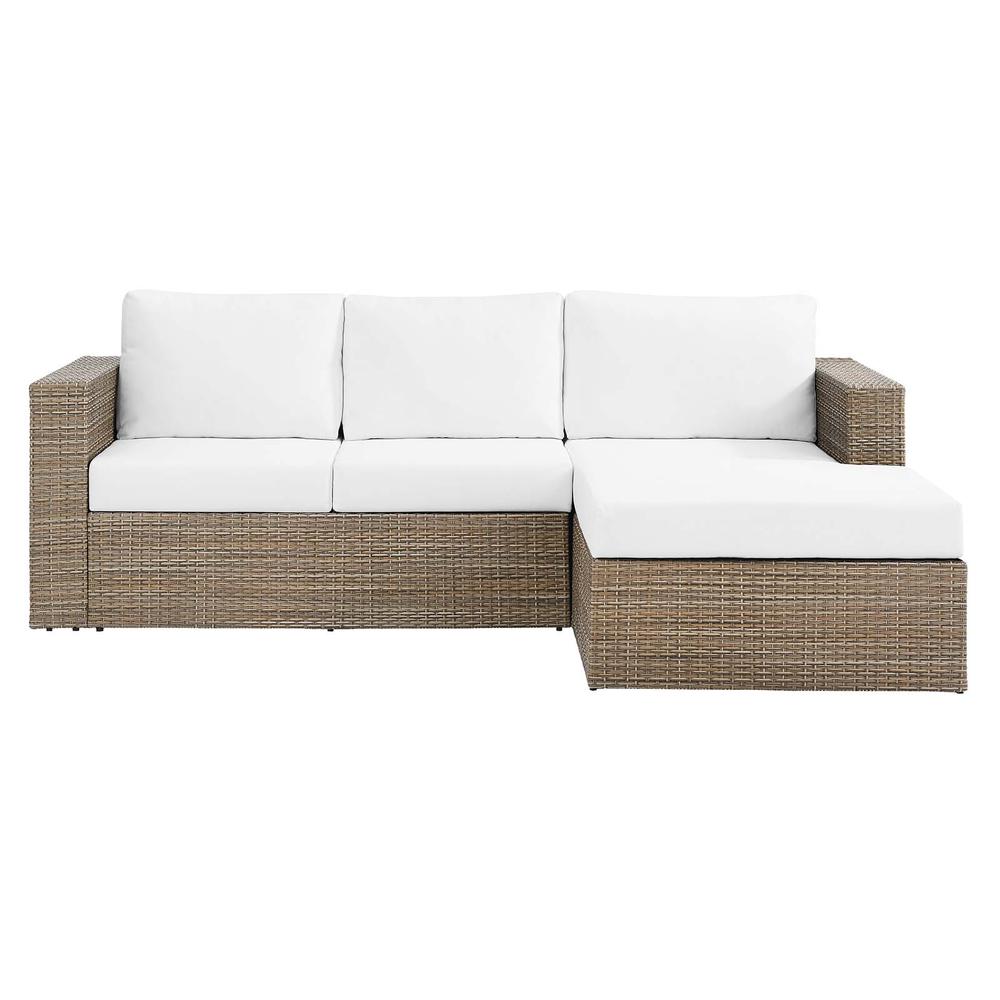 Convene Outdoor Patio L-Shaped Sectional Sofa. Picture 2