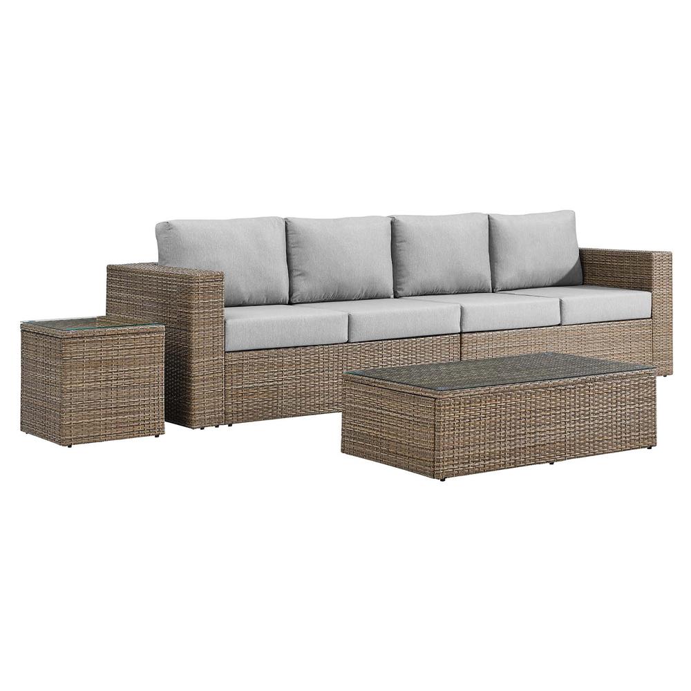 Convene Outdoor Patio 4-Piece Furniture Set. Picture 1