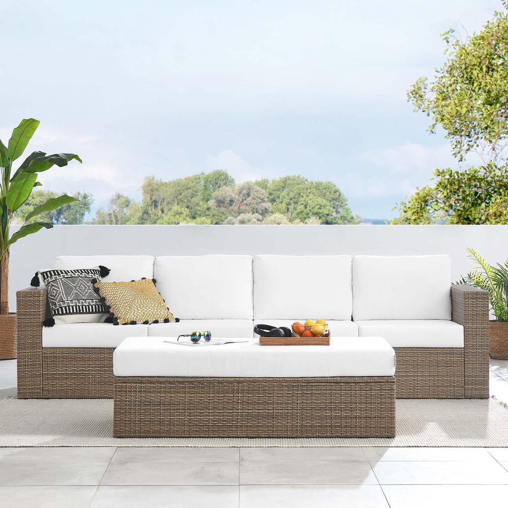 Convene Outdoor Patio Sectional Sofa and Ottoman Set. Picture 12