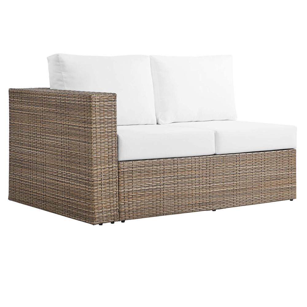 Convene Outdoor Patio Sectional Sofa and Ottoman Set. Picture 6