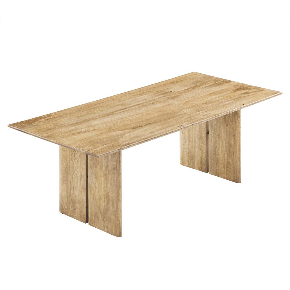 Amistad 86" Wood Dining Table. Picture 4